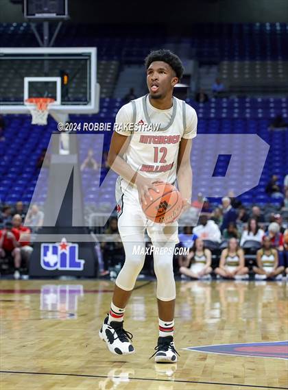 Thumbnail 2 in Cole @ Hitchcock (UIL 3A Basketball Semifinal) photogallery.