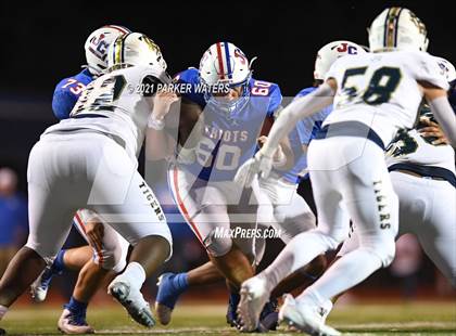 Thumbnail 2 in Holy Cross @ John Curtis Christian (LHSAA Round 1 Division 1 Playoff) photogallery.