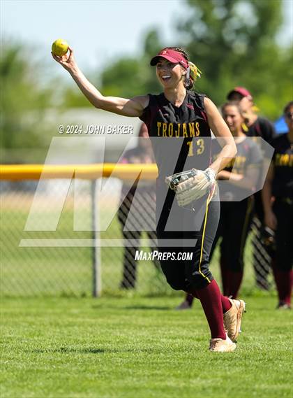 Thumbnail 1 in Boulder City vs. Pahrump Valley (NIAA 3A State Loser Semi) photogallery.