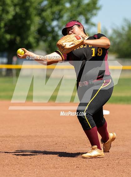 Thumbnail 1 in Boulder City vs. Pahrump Valley (NIAA 3A State Loser Semi) photogallery.