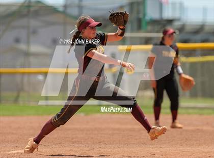 Thumbnail 1 in Boulder City vs. Pahrump Valley (NIAA 3A State Loser Semi) photogallery.