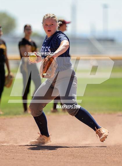 Thumbnail 1 in Boulder City vs. Pahrump Valley (NIAA 3A State Loser Semi) photogallery.