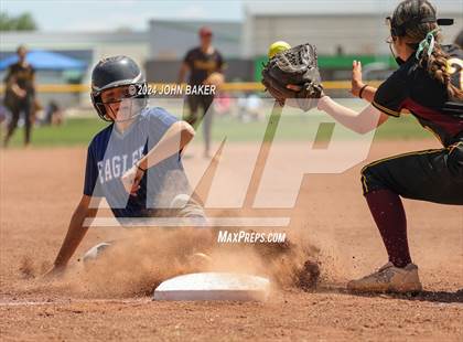 Thumbnail 1 in Boulder City vs. Pahrump Valley (NIAA 3A State Loser Semi) photogallery.
