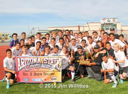 Thumbnail 2 in Queen Creek vs. San Luis (AIA D2 Final) photogallery.