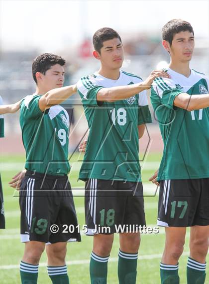 Thumbnail 2 in Queen Creek vs. San Luis (AIA D2 Final) photogallery.