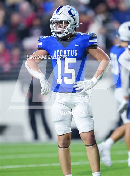 Thumbnail 3 in Decatur vs Wichita Falls (UIL 4A D1 Quarterfinal Playoff) photogallery.