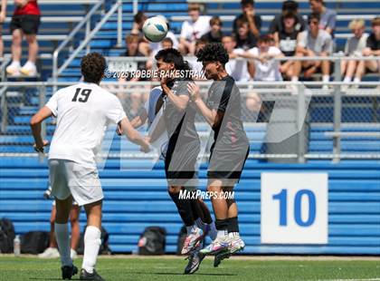 Thumbnail 3 in Vandegrift vs. Mesquite (UIL 6A Soccer Division II Final) photogallery.