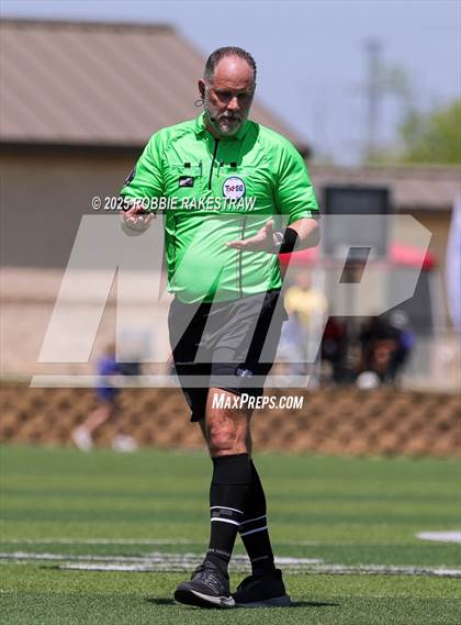 Thumbnail 1 in Vandegrift vs. Mesquite (UIL 6A Soccer Division II Final) photogallery.