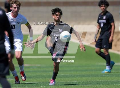 Thumbnail 3 in Vandegrift vs. Mesquite (UIL 6A Soccer Division II Final) photogallery.