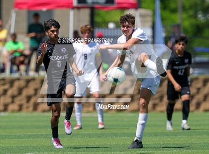 Thumbnail 2 in Vandegrift vs. Mesquite (UIL 6A Soccer Division II Final) photogallery.
