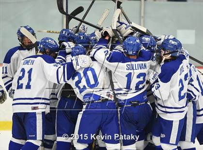 Thumbnail 2 in New Canaan vs. Darien (FCIAC Semifinal) photogallery.