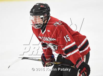 Thumbnail 3 in New Canaan vs. Darien (FCIAC Semifinal) photogallery.