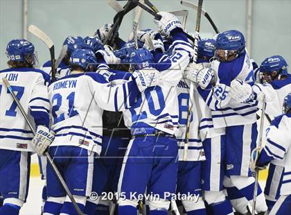 Thumbnail 2 in New Canaan vs. Darien (FCIAC Semifinal) photogallery.