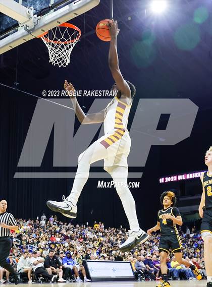 Thumbnail 1 in Beaumont United vs. Brennan (UIL 6A Basketball State Semifinal) photogallery.