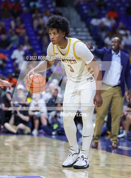 Thumbnail 1 in Beaumont United vs. Brennan (UIL 6A Basketball State Semifinal) photogallery.