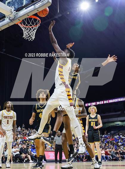 Thumbnail 1 in Beaumont United vs. Brennan (UIL 6A Basketball State Semifinal) photogallery.