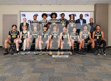 Thumbnail 1 in Beaumont United vs. Brennan (UIL 6A Basketball State Semifinal) photogallery.
