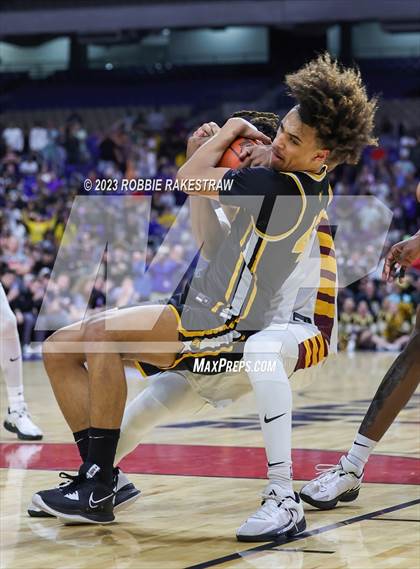 Thumbnail 1 in Beaumont United vs. Brennan (UIL 6A Basketball State Semifinal) photogallery.