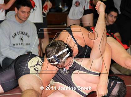 Thumbnail 3 in San Clemente Varsity 12 Way Wrestling Tournament photogallery.