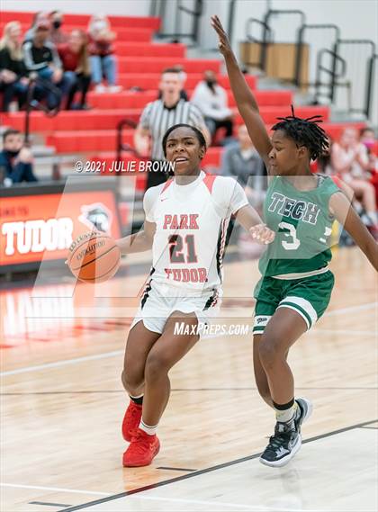 Thumbnail 3 in Indianapolis Arsenal Technical vs Park Tudor (Park Tudor Shootout) photogallery.