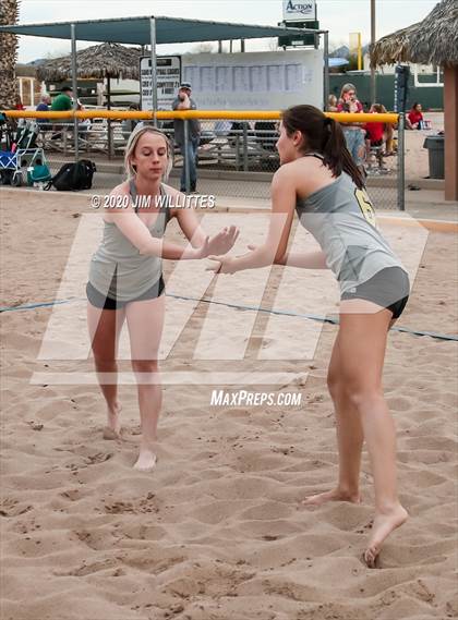 Thumbnail 3 in Millennium vs Verrado (OC Beach Invitational F2S Final) photogallery.