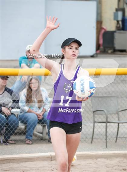 Thumbnail 1 in Millennium vs Verrado (OC Beach Invitational F2S Final) photogallery.