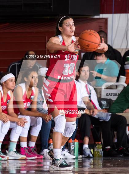Thumbnail 2 in Seton Catholic vs. Miami Country Day (DICK'S National Tournament Semifinal) photogallery.