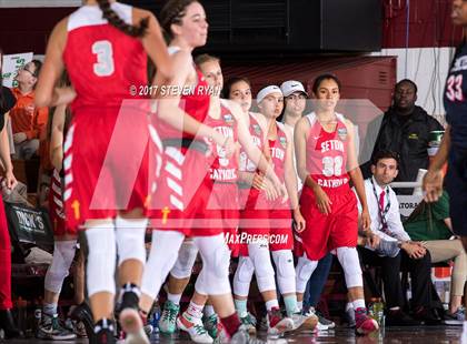 Thumbnail 1 in Seton Catholic vs. Miami Country Day (DICK'S National Tournament Semifinal) photogallery.
