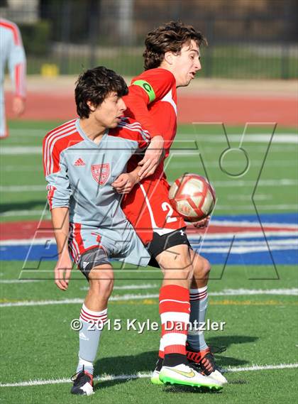 Thumbnail 3 in St. Thomas Catholic @ John Paul II (TAPPS Division 1 First Round) photogallery.