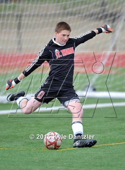 Thumbnail 1 in St. Thomas Catholic @ John Paul II (TAPPS Division 1 First Round) photogallery.
