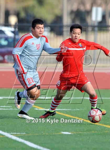 Thumbnail 2 in St. Thomas Catholic @ John Paul II (TAPPS Division 1 First Round) photogallery.