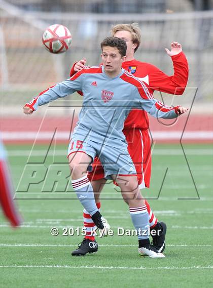 Thumbnail 2 in St. Thomas Catholic @ John Paul II (TAPPS Division 1 First Round) photogallery.