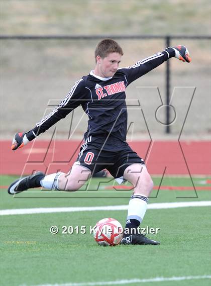Thumbnail 2 in St. Thomas Catholic @ John Paul II (TAPPS Division 1 First Round) photogallery.