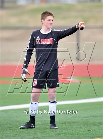 Thumbnail 2 in St. Thomas Catholic @ John Paul II (TAPPS Division 1 First Round) photogallery.