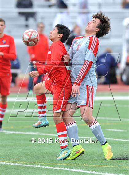 Thumbnail 2 in St. Thomas Catholic @ John Paul II (TAPPS Division 1 First Round) photogallery.