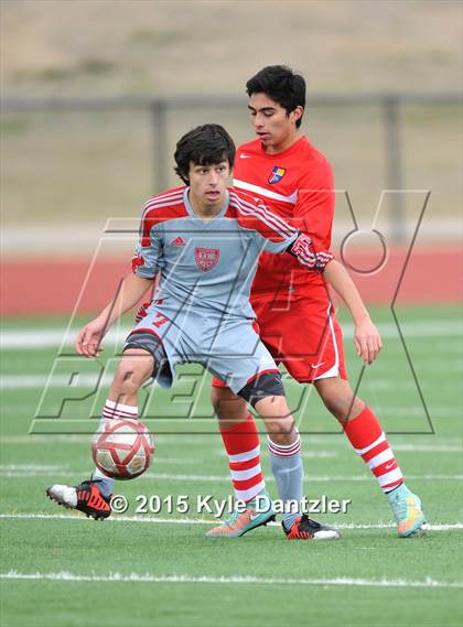 Thumbnail 2 in St. Thomas Catholic @ John Paul II (TAPPS Division 1 First Round) photogallery.