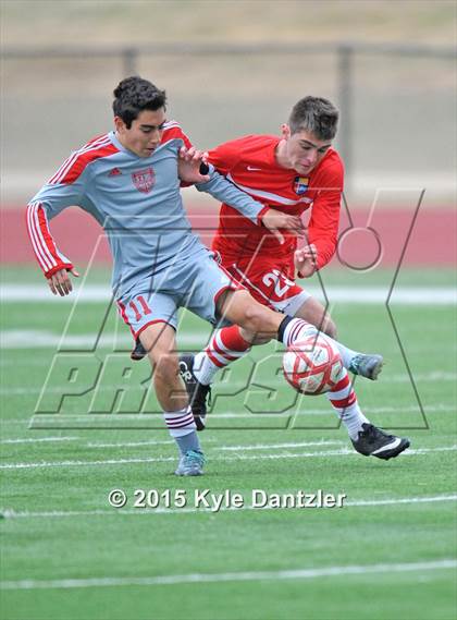 Thumbnail 1 in St. Thomas Catholic @ John Paul II (TAPPS Division 1 First Round) photogallery.