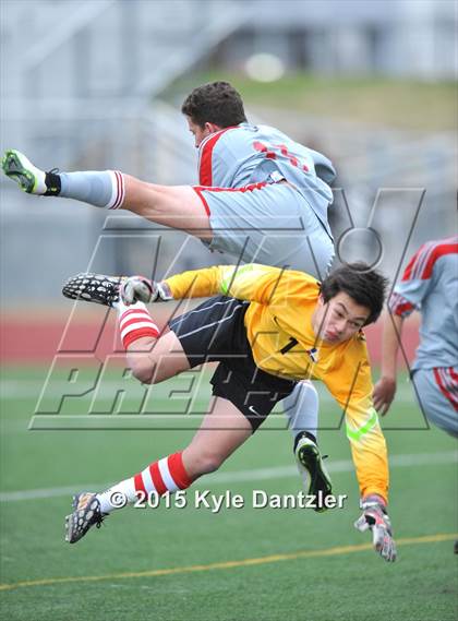 Thumbnail 1 in St. Thomas Catholic @ John Paul II (TAPPS Division 1 First Round) photogallery.