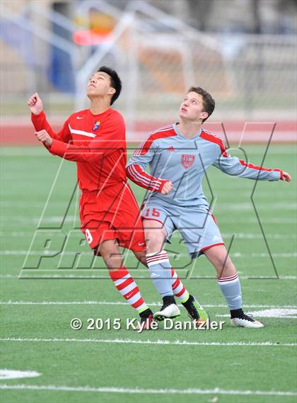 Thumbnail 3 in St. Thomas Catholic @ John Paul II (TAPPS Division 1 First Round) photogallery.