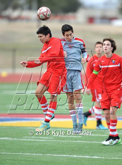 Thumbnail 2 in St. Thomas Catholic @ John Paul II (TAPPS Division 1 First Round) photogallery.
