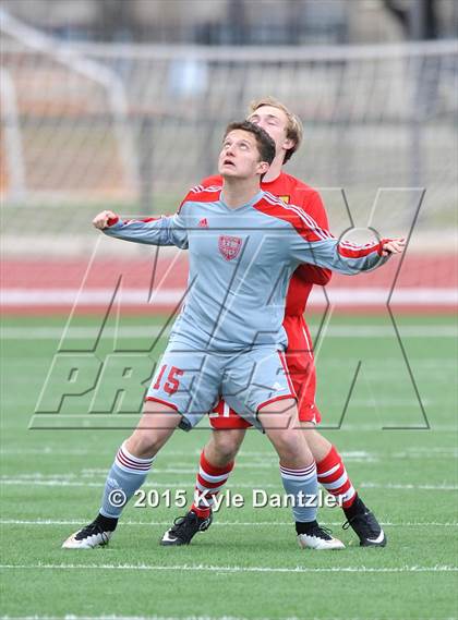 Thumbnail 1 in St. Thomas Catholic @ John Paul II (TAPPS Division 1 First Round) photogallery.