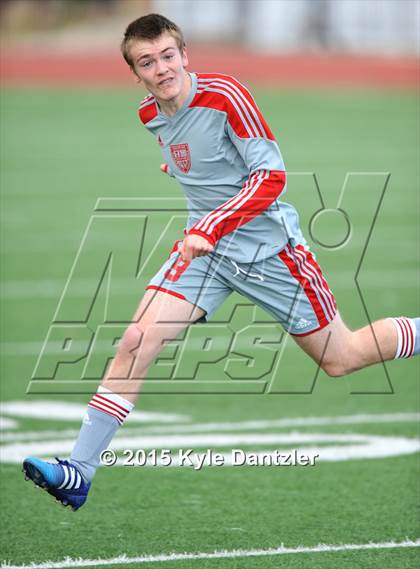 Thumbnail 2 in St. Thomas Catholic @ John Paul II (TAPPS Division 1 First Round) photogallery.