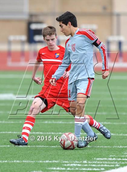 Thumbnail 2 in St. Thomas Catholic @ John Paul II (TAPPS Division 1 First Round) photogallery.