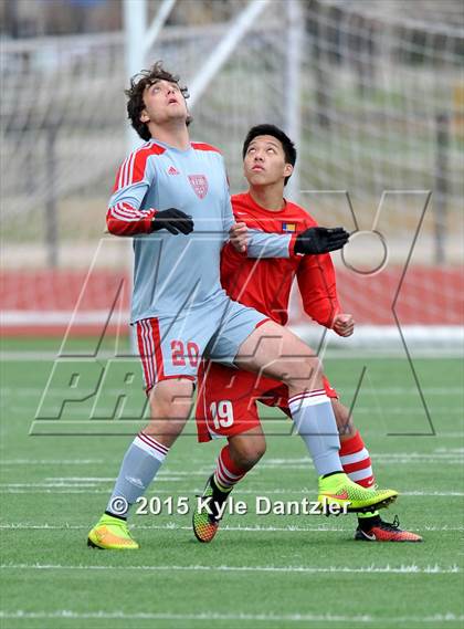 Thumbnail 1 in St. Thomas Catholic @ John Paul II (TAPPS Division 1 First Round) photogallery.