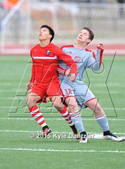 Thumbnail 2 in St. Thomas Catholic @ John Paul II (TAPPS Division 1 First Round) photogallery.