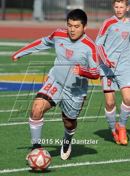 Thumbnail 2 in St. Thomas Catholic @ John Paul II (TAPPS Division 1 First Round) photogallery.