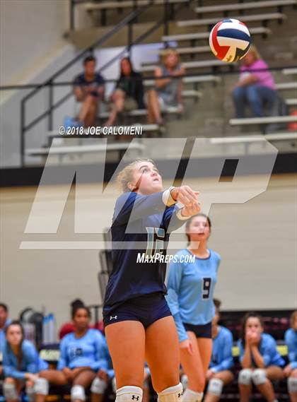 Thumbnail 3 in Reagan [Ronald] vs Johnson (NEISD Volleyball Tournament) photogallery.