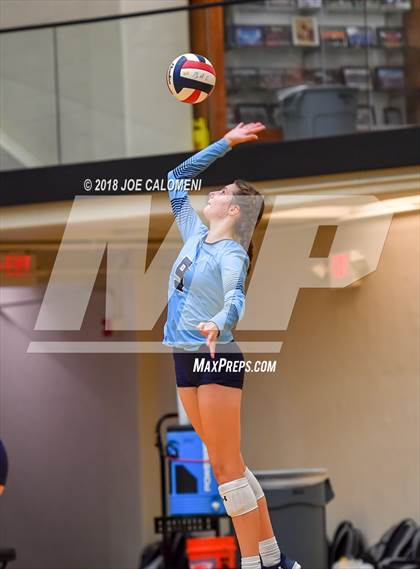 Thumbnail 1 in Reagan [Ronald] vs Johnson (NEISD Volleyball Tournament) photogallery.
