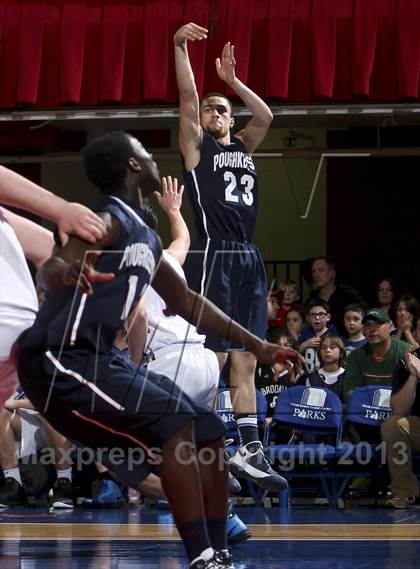 Thumbnail 2 in Poughkeepsie vs Byram Hills (Section 1 Class A Final) photogallery.