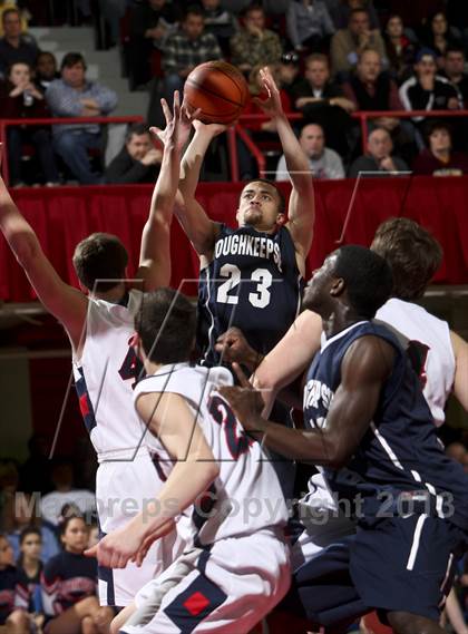 Thumbnail 2 in Poughkeepsie vs Byram Hills (Section 1 Class A Final) photogallery.